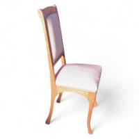 Leon Benouville. An Art Nouveau oak desk/side chair circa 1903. - Thumbnail 1