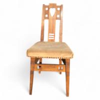 A Continental Fruitwood Sidechair
