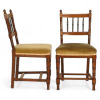 Collinson and Lock. A set of three dining chairs - Thumbnail 1