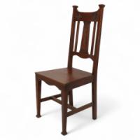 Shapland & Petter. A Top Quality Glasgow School Oak Arts & Crafts Hall Chair