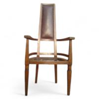 J S Henry (attributed). A good Glasgow style oak armchair - Thumbnail 1