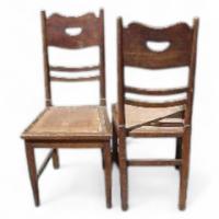 William Birch. A Pair of Oak Dining Chairs