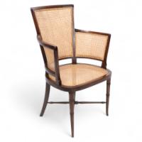 Anglo-Japanese Cane-Work Armchair c.1880