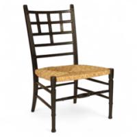 An Anglo-Japanese Rush Seat Chair