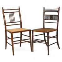 Collinson and Lock. Two Anglo-japanese sidechair's. - Thumbnail 1