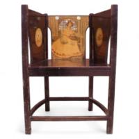 A Glasgow School tub chair - Thumbnail 1