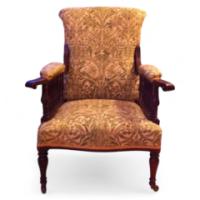 George Jack for Morris and Co. A mahogany gentleman's armchair - Thumbnail 1