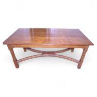 Arthur Simpson. a Very Good Arts and Crafts Oak Dining Table - Thumbnail 1