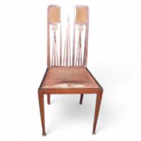 George Walton. A good pair of Arts and Crafts chairs - Thumbnail 1