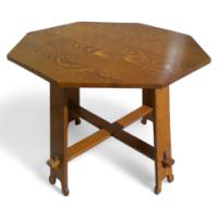 Leonard Wyburd for Liberty and Co. A Liberty and Co Octagonal centre table - Thumbnail 1