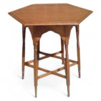 Liberty and Co. A rare Liberty and Co oak sidetable - Thumbnail 1