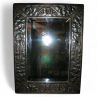 A large German Secessionist decorative dressing table mirror. - Thumbnail 1