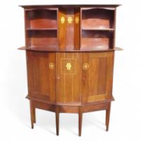 G M Ellwood for J S Henry. An inlaid display cabinet - Thumbnail 1