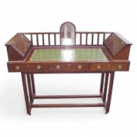 G M Ellwood for J S Henry. A mahogany desk the design - Thumbnail 1