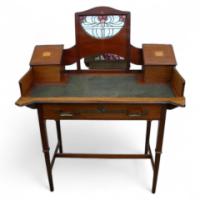 G M Ellwood for J S Henry. A stunning pure Arts and Crafts desk - Thumbnail 1