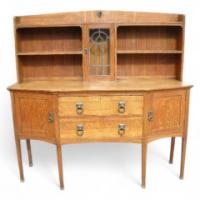 E A Taylor for Wylie and Lochhead. An oak Glasgow School sideboard - Thumbnail 1