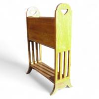 Liberty and Co. A pair of Crafts Glasgow Style oak magazine rack - Thumbnail 1