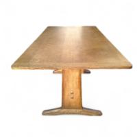 Eric Sharp. An oak dining table and sideboard attributed to Gordon Russell or possibly by Eric Sharp. - Thumbnail 1