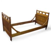 Charles Bevan for Gillows. A superb quality and very rare pair of 3' Gothic Revival beds - Thumbnail 1