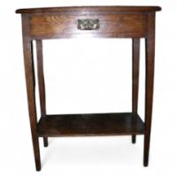 Wylie and Lochhead. a Good Quality Single Drawer Hall Table/writing Desk