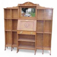 An Arts & Crafts Oak Bureau Bookcase - Thumbnail 1