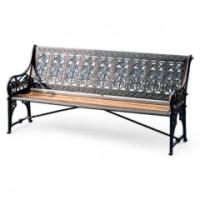 Dr Christopher Dresser. A cast iron garden bench - Thumbnail 1