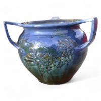 C H Brannam. A large three handled planter - Thumbnail 1