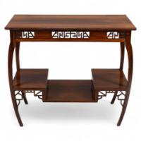 E. W. Godwin Made by Collinson & Lock an Exceptional Anglo-Japanese Rosewood Table