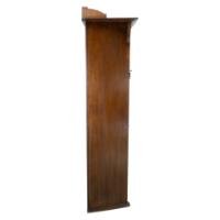 Arts and Crafts Oak Cabinet by Shapland & Petter with Fretwork Pediment - Thumbnail 5