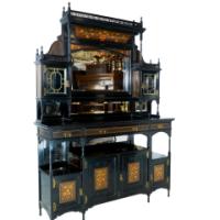 Henry William Batley for Gillow and Co. – Large Aesthetic Movement Cabinet - Thumbnail 4
