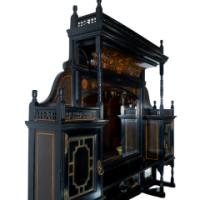 Henry William Batley for Gillow and Co. – Large Aesthetic Movement Cabinet - Thumbnail 7