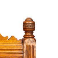 Bruce Talbert for Gillow and Co., attributed – Gothic Revival Oak Armchair - Thumbnail 9