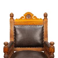 Bruce Talbert for Gillow and Co., attributed – Gothic Revival Oak Armchair - Thumbnail 10