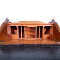 Arts and Crafts Oak Bureau by George Montague Ellwood for J. S. Henry - Thumbnail 13