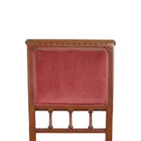 Attributed to Charles Bevan. Gothic Revival Side Chair with Scroll Carvings - Thumbnail 11