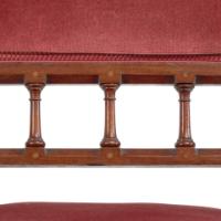 Attributed to Charles Bevan. Gothic Revival Side Chair with Scroll Carvings - Thumbnail 13