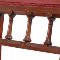 Attributed to Charles Bevan. Gothic Revival Side Chair with Scroll Carvings - Thumbnail 14