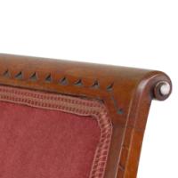 Attributed to Charles Bevan. Gothic Revival Side Chair with Scroll Carvings - Thumbnail 9