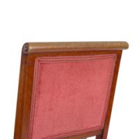 Attributed to Charles Bevan. Gothic Revival Side Chair with Scroll Carvings - Thumbnail 12