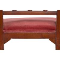 Attributed to Charles Bevan. Gothic Revival Side Chair with Scroll Carvings - Thumbnail 18