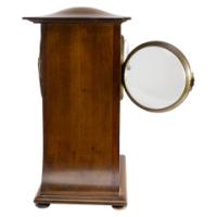 Arts and Crafts Mahogany Mantle Clock with Floral Inlay by Liberty & Co. - Thumbnail 8
