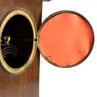 Arts and Crafts Mahogany Mantle Clock with Floral Inlay by Liberty & Co. - Thumbnail 13