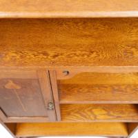 Wylie and Lochhead, in the style of. Arts and Crafts oak bookcase with cupboard - Thumbnail 15