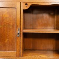 Wylie and Lochhead, in the style of. Arts and Crafts oak bookcase with cupboard - Thumbnail 17