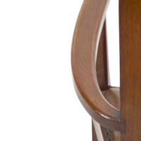 M. H. Baillie Scott, attributed. Three Arts and Crafts High-back oak armchairs - Thumbnail 34