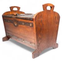 Shapland and Petter or Liberty & Co., attributed. Arts and Crafts oak blanket box