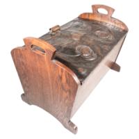 Shapland and Petter or Liberty & Co., attributed. Arts and Crafts oak blanket box - Thumbnail 12
