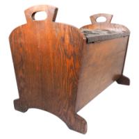 Shapland and Petter or Liberty & Co., attributed. Arts and Crafts oak blanket box - Thumbnail 13
