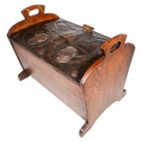 Shapland and Petter or Liberty & Co., attributed. Arts and Crafts oak blanket box - Thumbnail 16