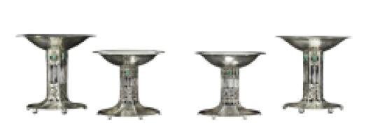 Guild of Handicraft, attributed. Pair of silver-plated vegetable dishes by C. R. Ashbee - Thumbnail 12